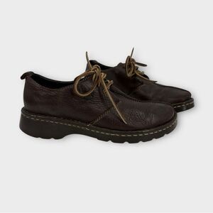 Born Leather Lace-up Oxford Shoes in Brown Women’s Size 6